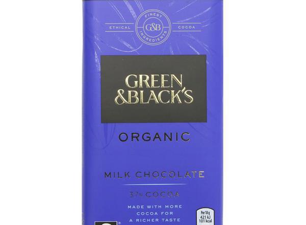 Chocolate Milk bar (Green & Blacks)