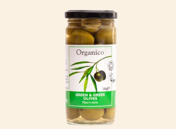 Organico Green Pitted Olives