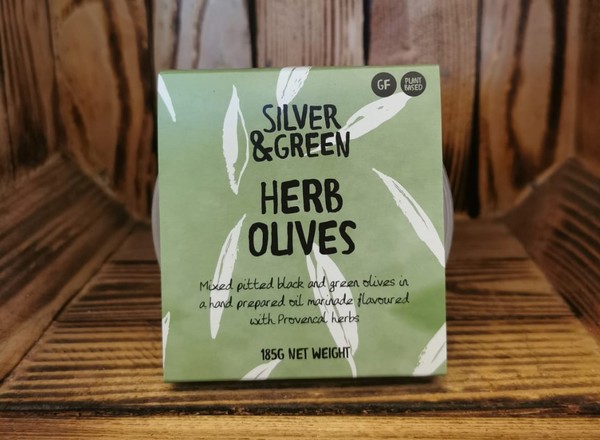 Silver and Green Olives Herb