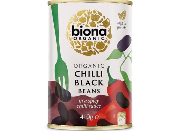 Chilli Black Beans Organic 400g