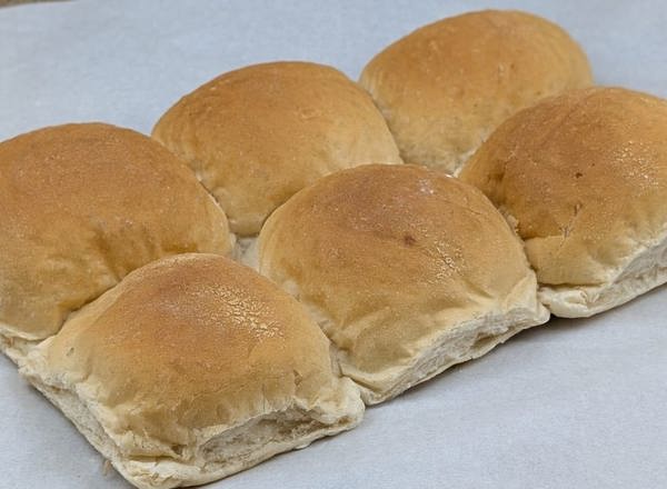 Bread - 6x White Bap Rolls