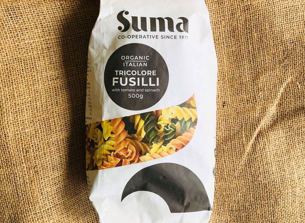 Organic Tricolore Fusilli Pasta