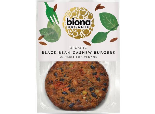 Organic Black Bean Cashew Burgers 160g