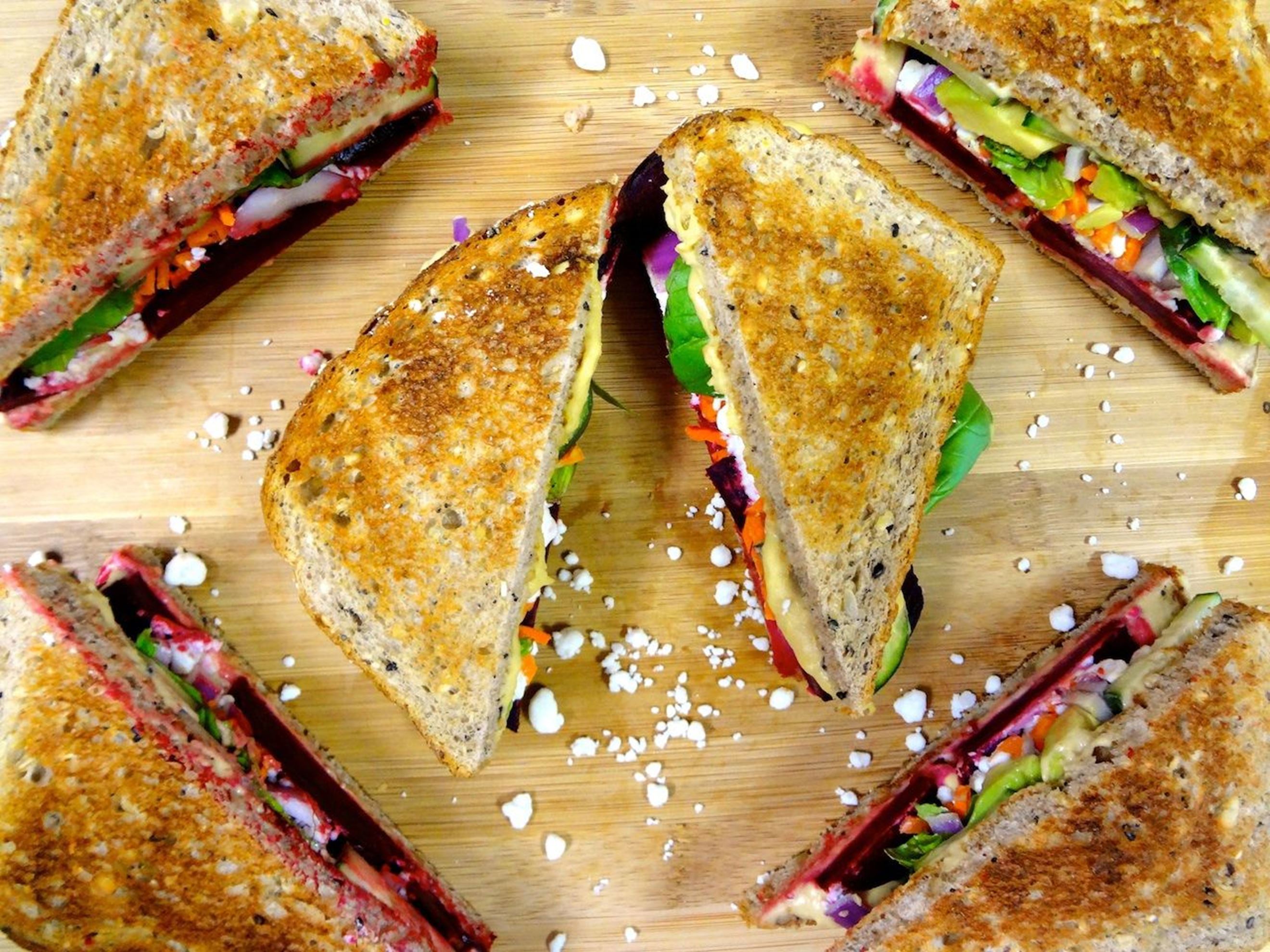 Warmed Beet & Goat Cheese Sandwiches Recipes Ooooby