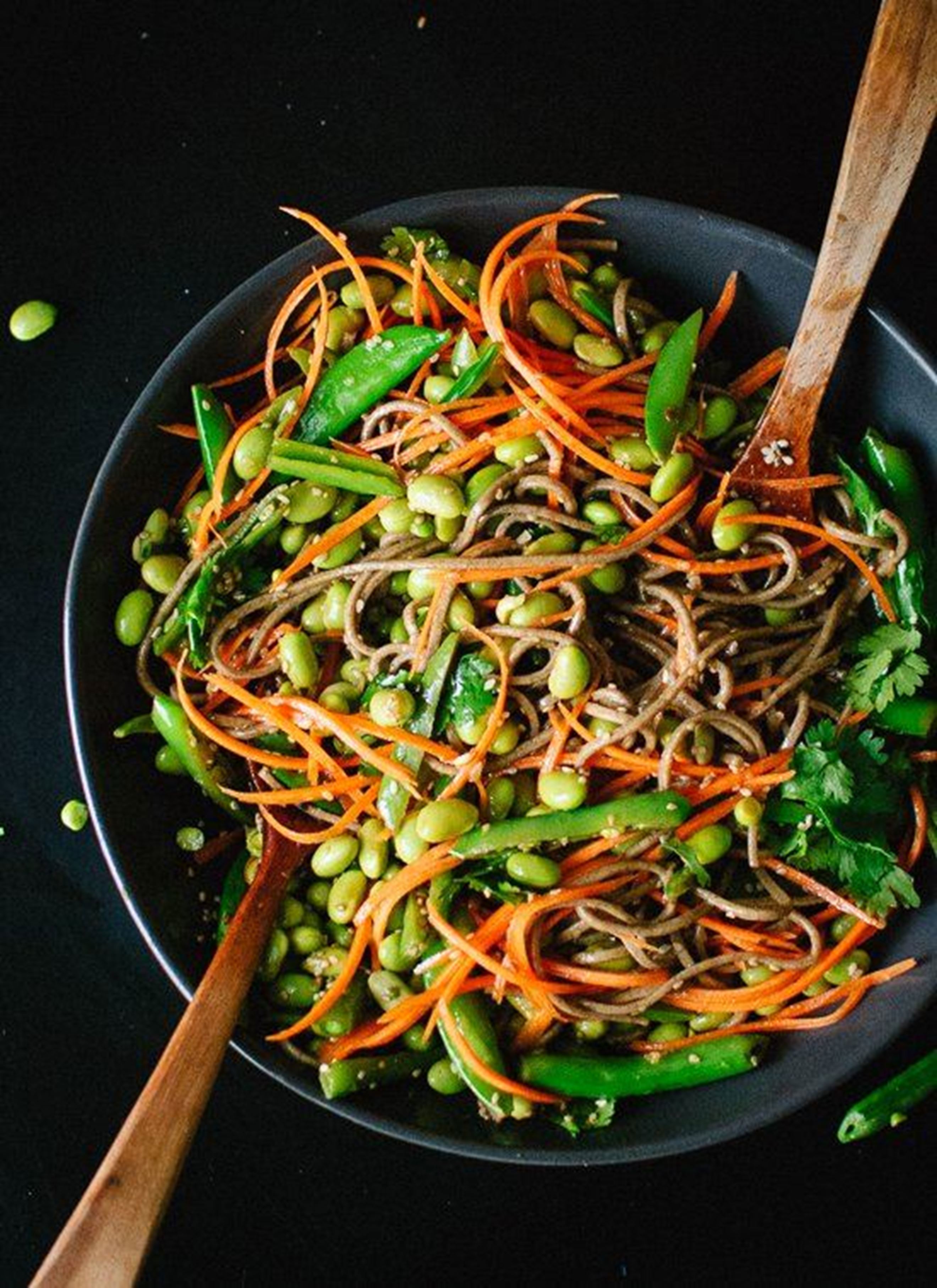 Snap Pea & Carrot Soba Noodles | Recipes | Ooooby