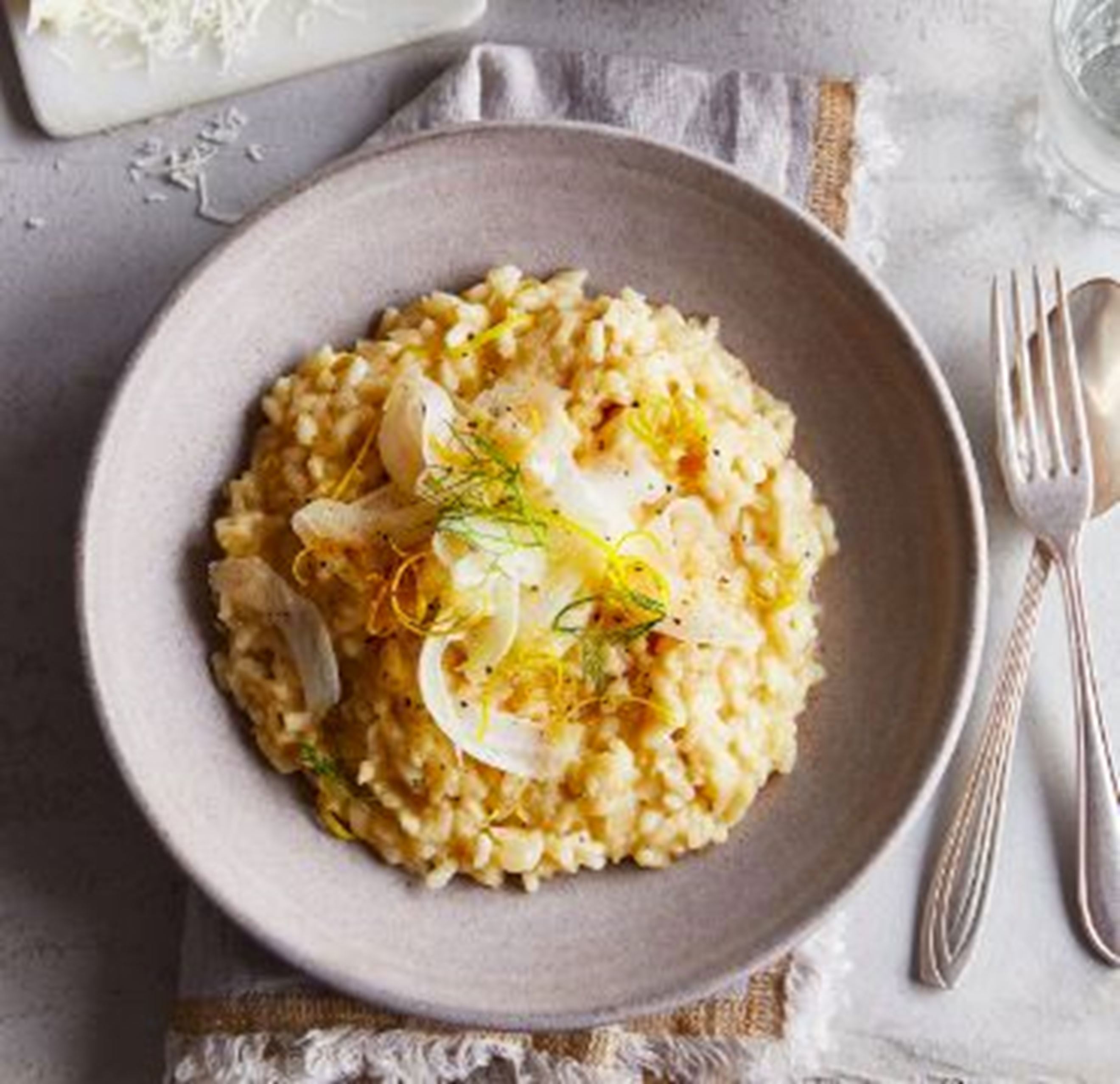 Lemon and fennel risotto Recipes Ooooby