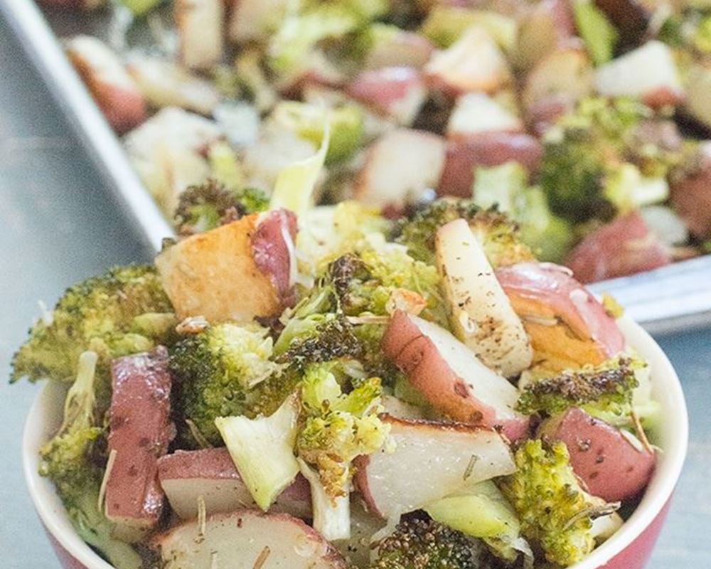 Roasted Red Potatoes & Broccoli