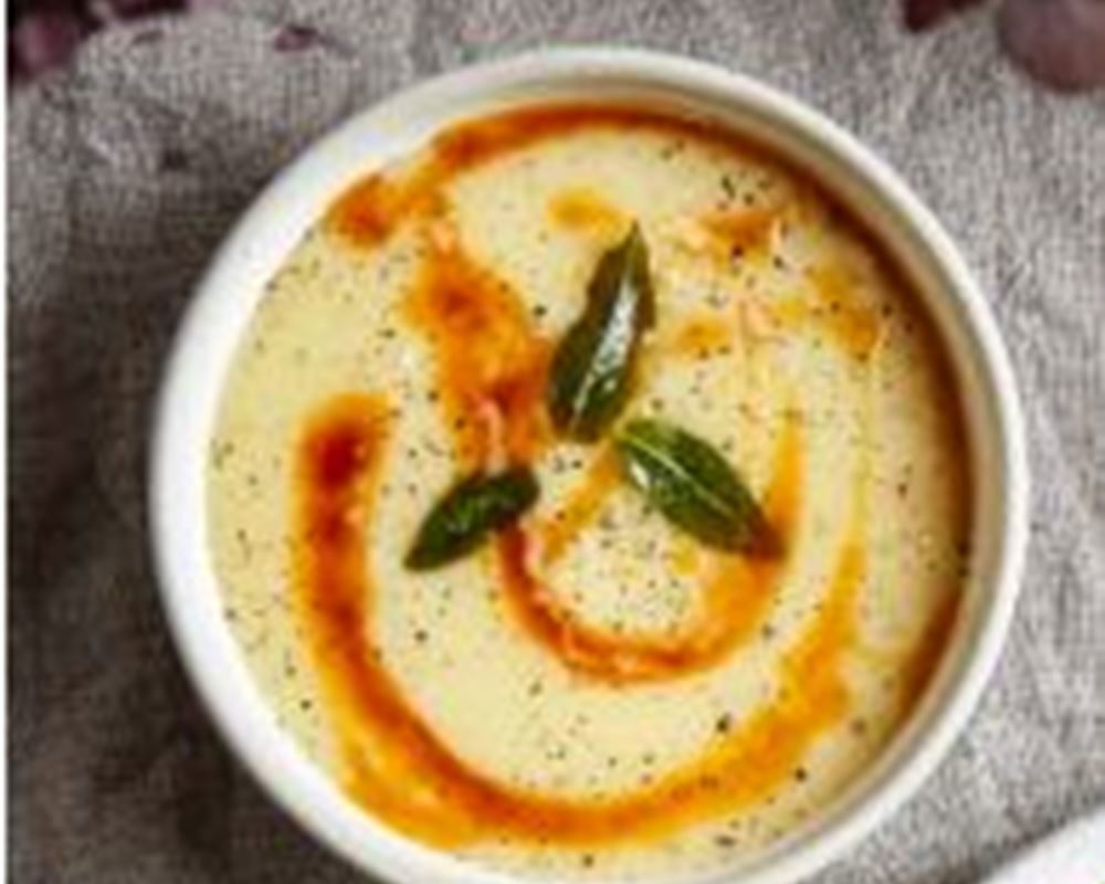 Roast Shallot and Parsnip Soup with Browned Sage Butter