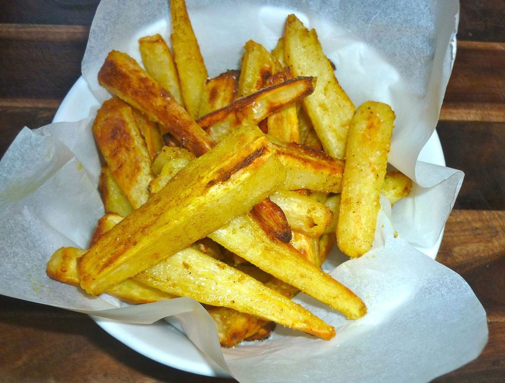 Crisp Baked Parsnip Fries