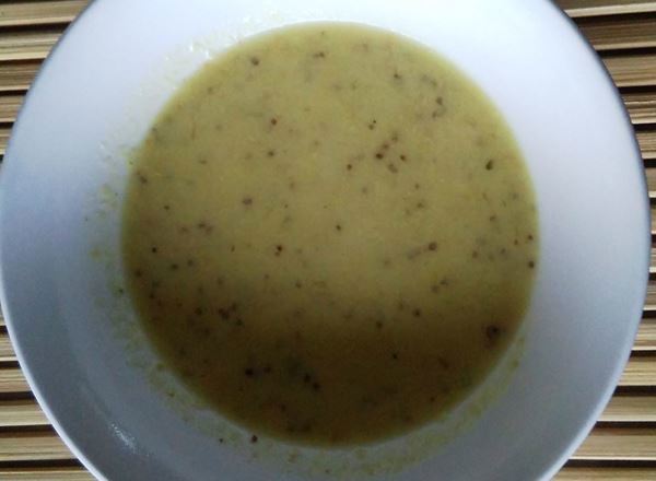 Dutch mustard leek soup