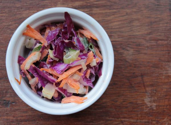 Cabbage and Carrot Coleslaw with Fennel